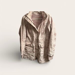 Pink Camouflage Hooded Jacket Size 2X